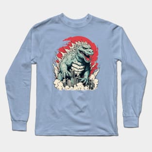 Godzilla Rampage Long Sleeve T-Shirt